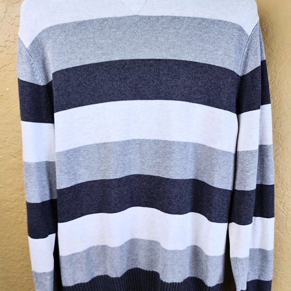 Tommy Hilfiger Men's Full Zip Cotton Sweater - Picture 3 of 4